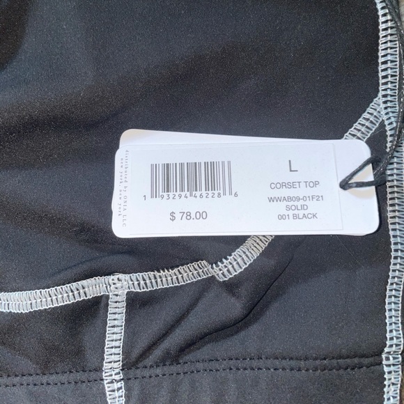 NWT‼️ WEWOREWHAT - Black Corset Bra (Size L) - Picture 5 of 6